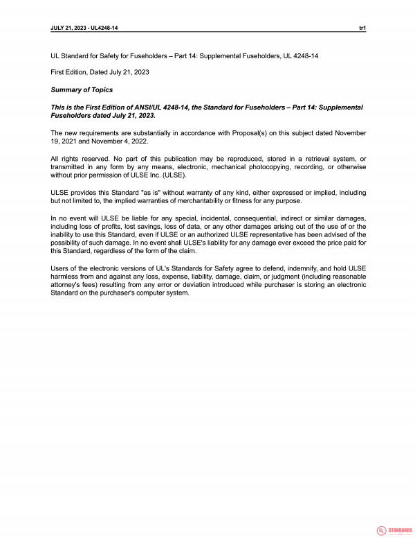 UL 4248-14 PDF UL 4248-14 PDF